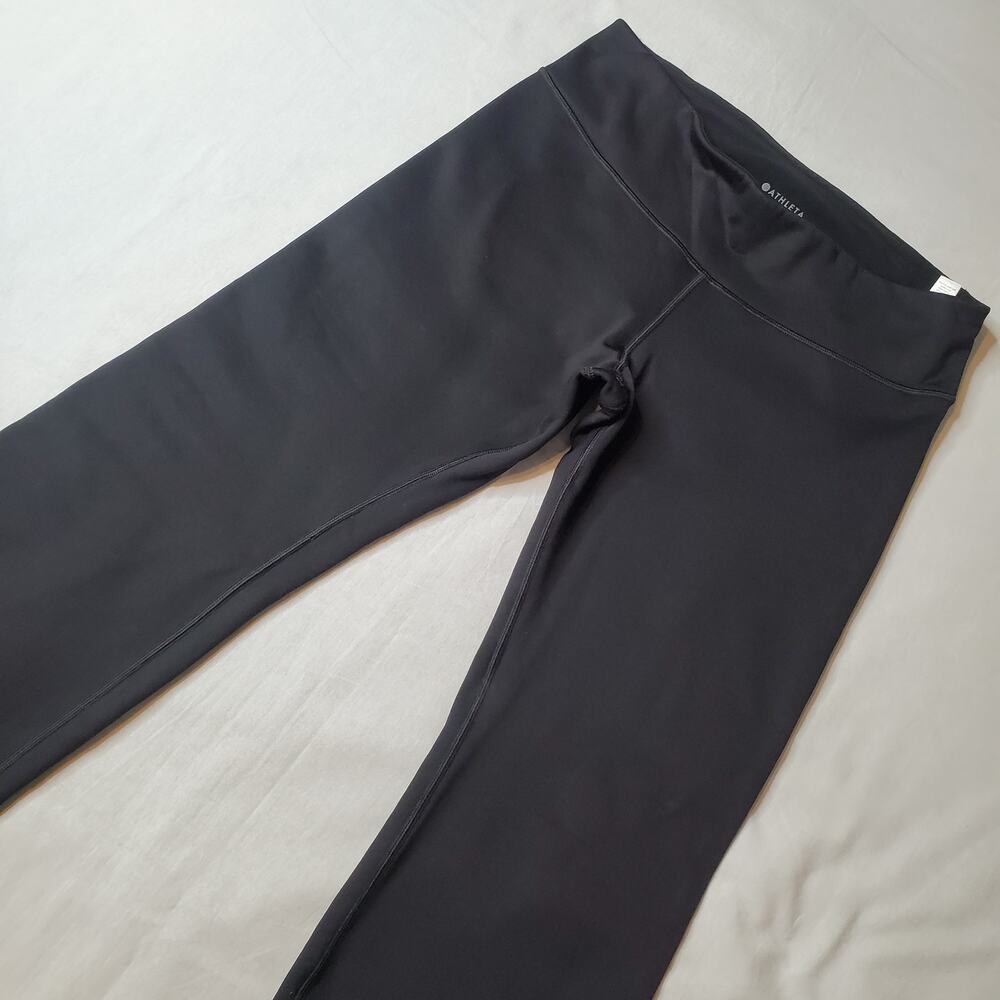 Athleta Women's Size L Primaloft Alpine Valley Fleece Pants Black 353821